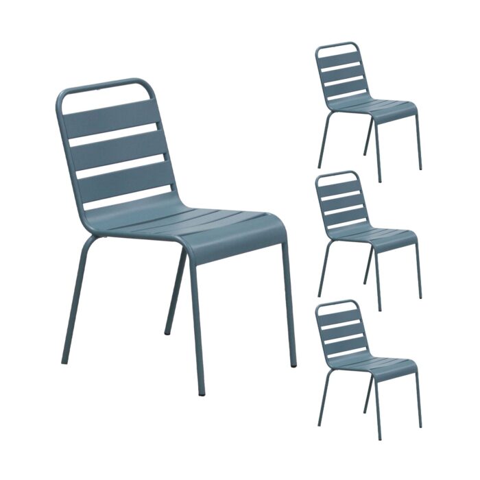 Blue Grey Outdoor Chairs