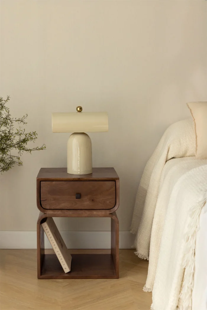 Mango Wood Bedside Table