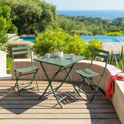 Green Folding Table