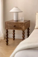 Mango Wood Bedside Table