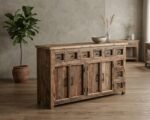 Exclusive Modern Rustic TV Console