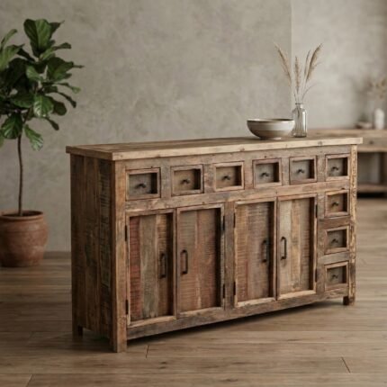 Exclusive Modern Rustic TV Console
