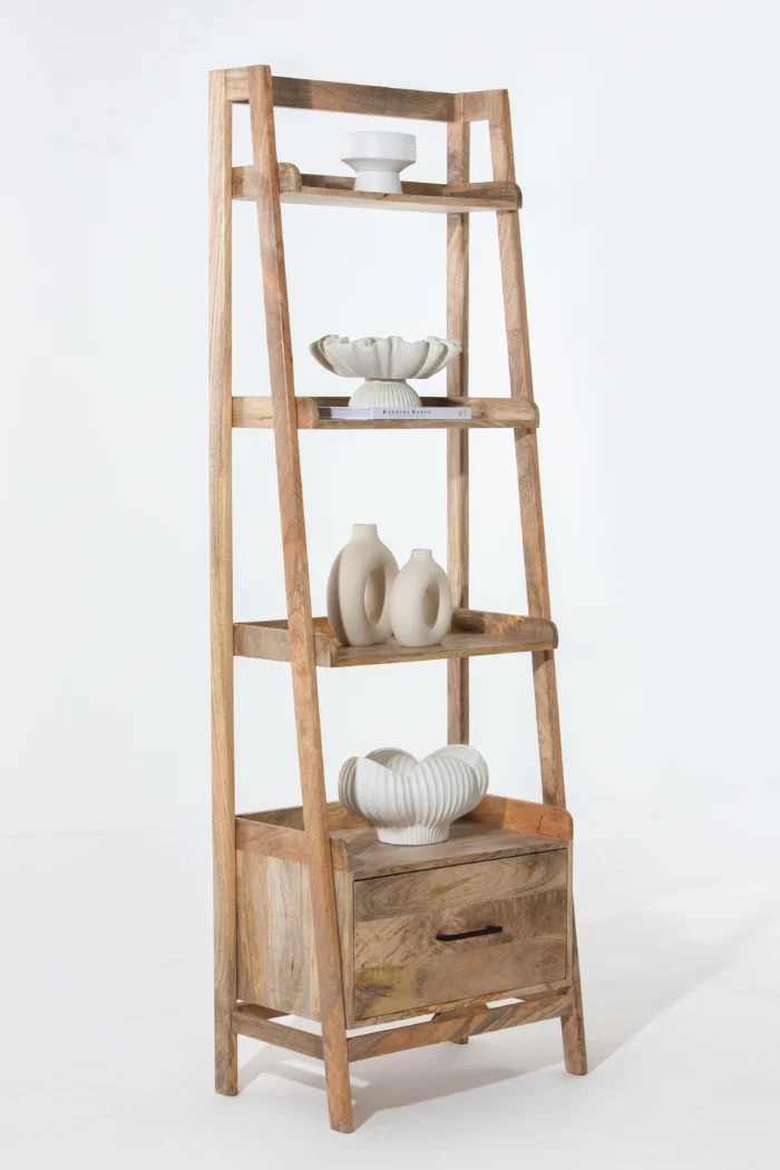Slim Edge Shelf, Mango wood shelf