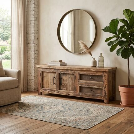 Solid Wood Sumatra TV Stand (Solid Wood )