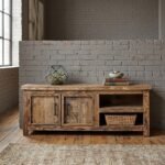 Solid Wood Sumatra TV Stand (Solid Wood ) - Image 4