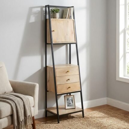 Elegant solid wood construction with natural finish