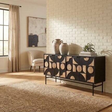 Exclusive Wooden Credenza Sideboard Cabinet for Modern Homes