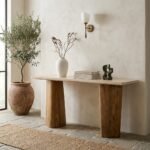 Exclusive Wooden Cottage-Style Sideboard (Solid Wood)