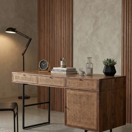 Handcrafted Wooden Feast Flow Table