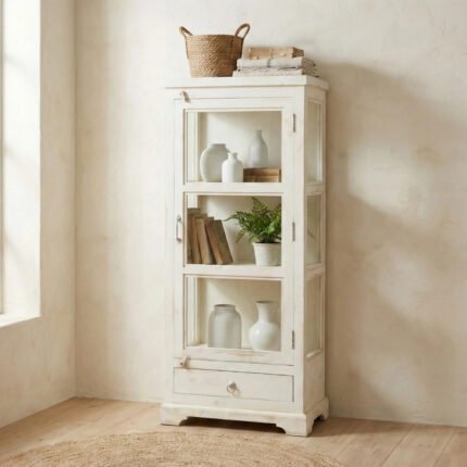 Exclusive Slim Stash Cabinet – Sleek Storage with Style (Solid Wood)