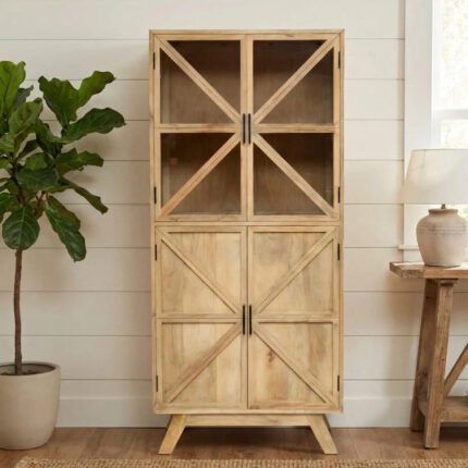 Exclusive Urban Style Wooden Storage Cabinet
