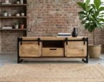 Exclusive Modern Wooden Liquor Sideboard with Storage