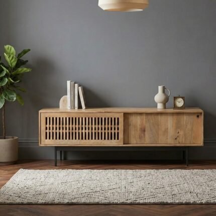 Exclusive Modern Wooden Entertainer Sideboard for Dining Room