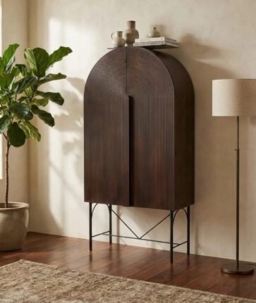 Exclusive Handcrafted Solid Wood Tallboy Cabinet