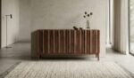 Handcrafted Solid Wood Multi-Tier Utility Sideboard