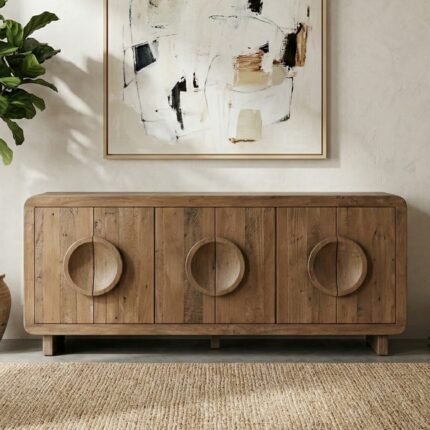 Luxury Rustic Plank Sideboard – Perfect for Dining or Living Room