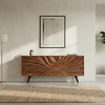 Modern Natural Interiors Wooden Sideboard