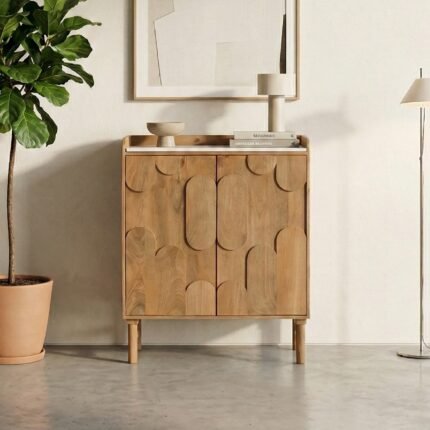Modern Solid Wood Kanso Sideboard Cabinet