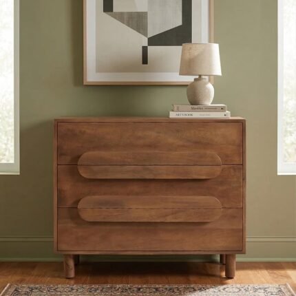 Exclusive Wood Linen Storage Cabinet