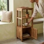 corner shelf high quality wooden - Image 3