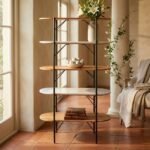 Elegant solid wood construction for books