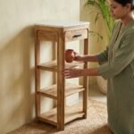 Forest Edge Shelf – Rustic Charm, Naturally Inspired (Solid Wood ) - Image 3