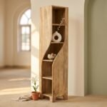 Luxury Rustic Wooden Shelf | Solid Wood Wall Decor