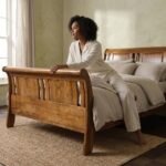 Exclusive Handcrafted Wooden High-Frame Bed