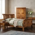 Exclusive Handcrafted Wooden High-Frame Bed - Image 2