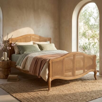 Handcrafted Solid Wood Trundle Bed