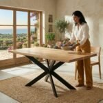 Exclusive Urban Wood Dining Table