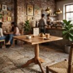 Exclusive HandCraft Artisan Acacia Bar Table