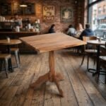 Exclusive HandCraft Artisan Acacia Bar Table - Image 4