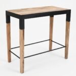Exclusive HandCraft Loft Line Wood Bar Table - Image 6