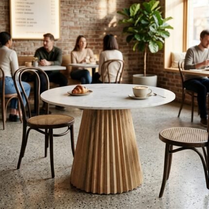 Exclusive Handcrafted Earthy Luxe Bar Table