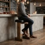 Exclusive Handcrafted Wood Drift Chest Stool - Image 3