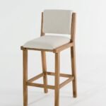 Luxury Modern Wooden Bar Chair Upholstery – Perfect for Home Bars