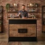 Exclusive Handcrafted Wooden Heritage-Style Bar Cabinet - Image 2