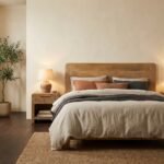 Handcrafted Solid Wood Bed Headboard - Image 7