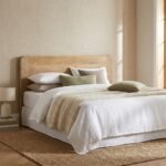 Handcrafted Solid Wood Bed Headboard