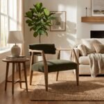 Exclusive Modern Wooden Accent Chair - Image 4