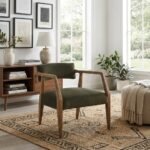 Exclusive Modern Wooden Accent Chair - Image 2