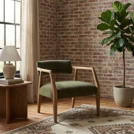 Exclusive Modern Wooden Accent Chair
