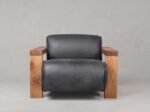 Handcrafted Solid Wood Lounge Chair
