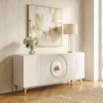 Solid Wood Golden Horizon Cabinet - Image 2