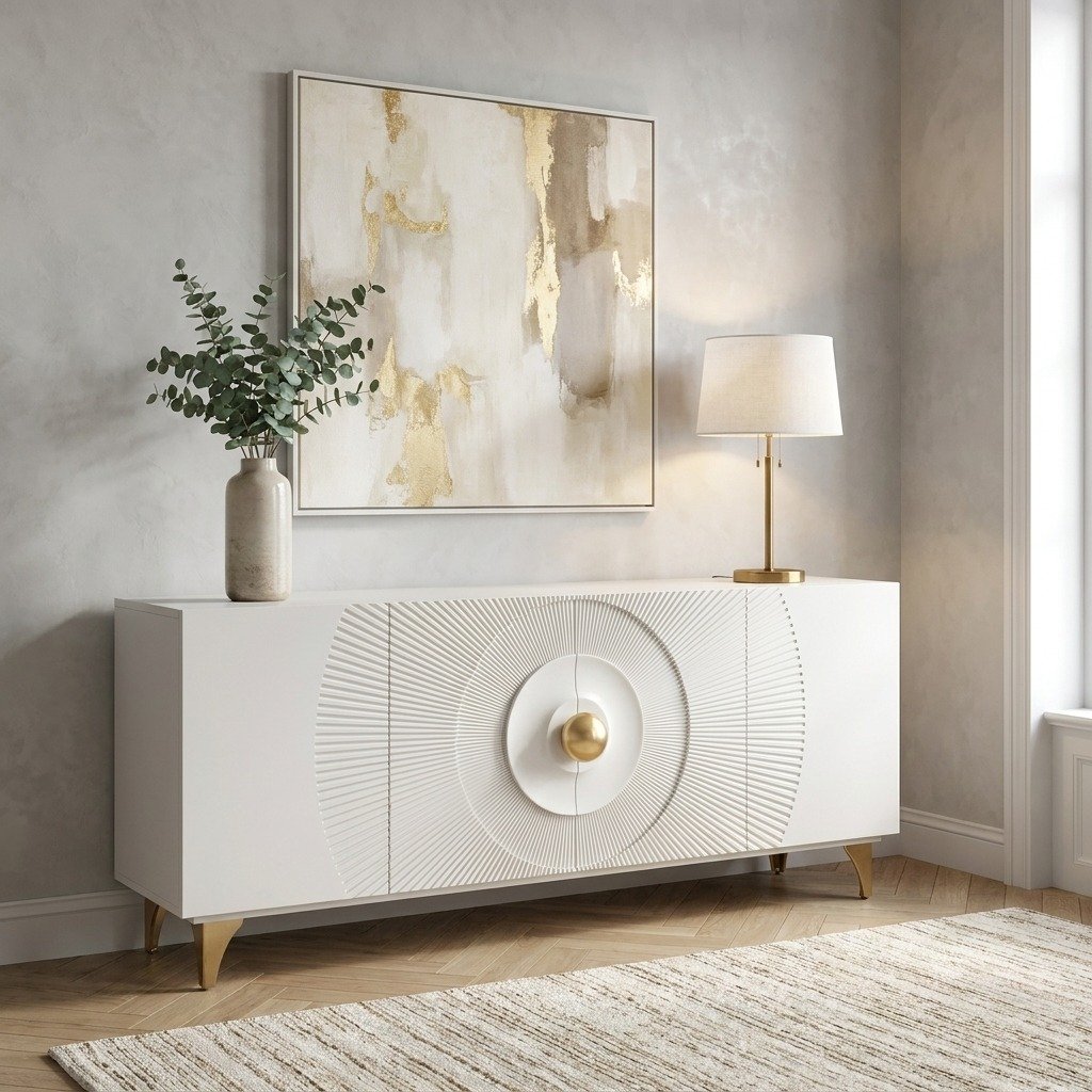Solid Wood Golden Horizon Cabinet Solid Wood Golden Horizon Cabinet