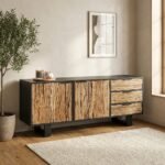 Unique By Nature Sideboard (solid Wood )