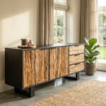 Unique By Nature Sideboard (solid Wood )