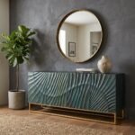 Exclusive Handcrafted Aurora 3D Carved Wooden Sideboard - Image 2