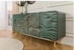 Exclusive Handcrafted Black Lagoon Sideboard (Solid Wood) - Image 11